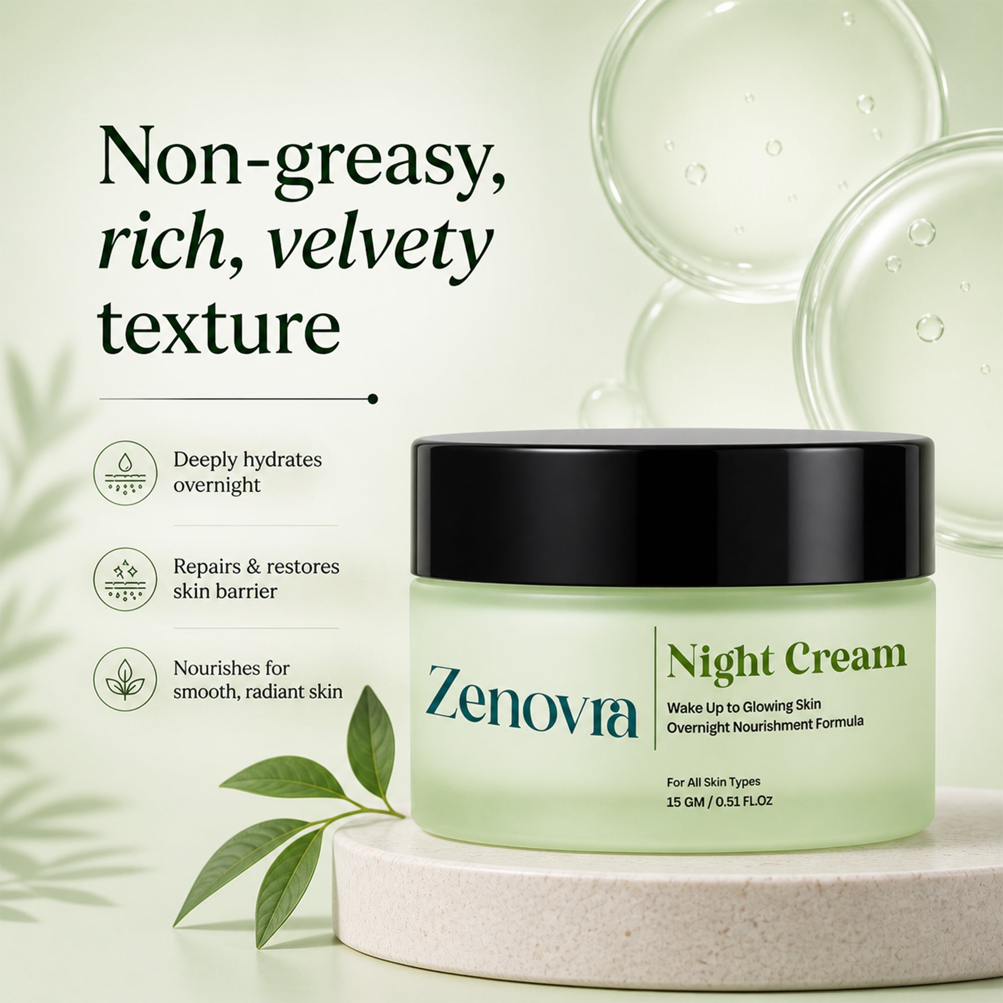 Zenovra Overnight Night Cream